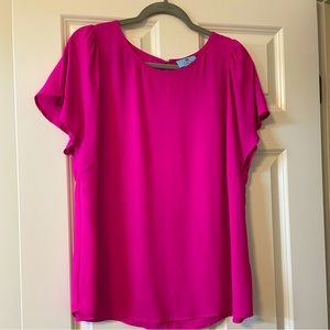Womens hot pink blouse